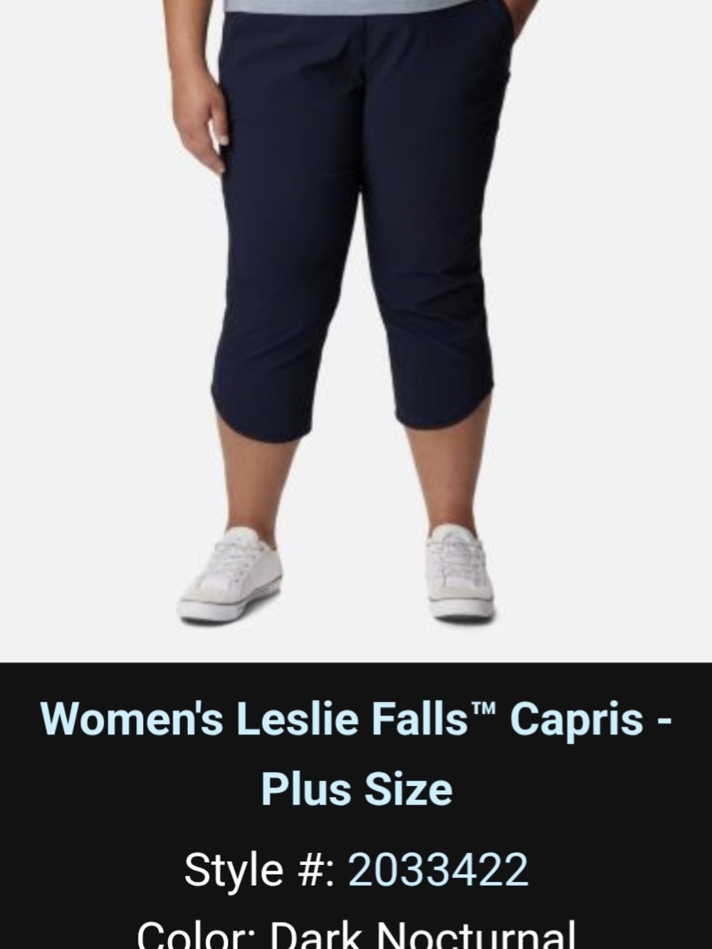 Women’s Capris - Dark Nocturnal